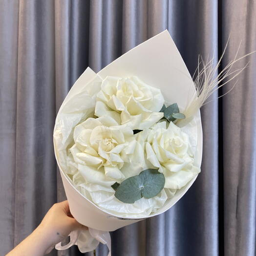 Мини букет из французских роз 😍
