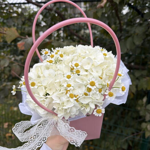 🌸Красивая сумочка гортензия и ромашка для дочки🌿