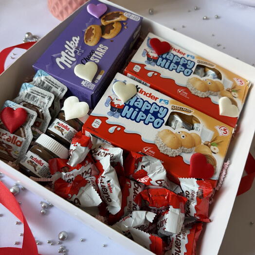 Подарочный набор из Milka, Kinder Happy Hippo
