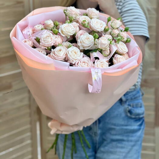 Пионовидная роскошь 🌺9 роз кустовых