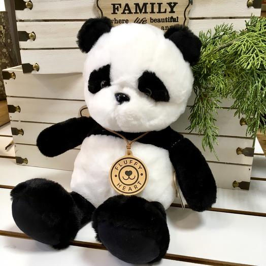 Panda Fluffy Heart