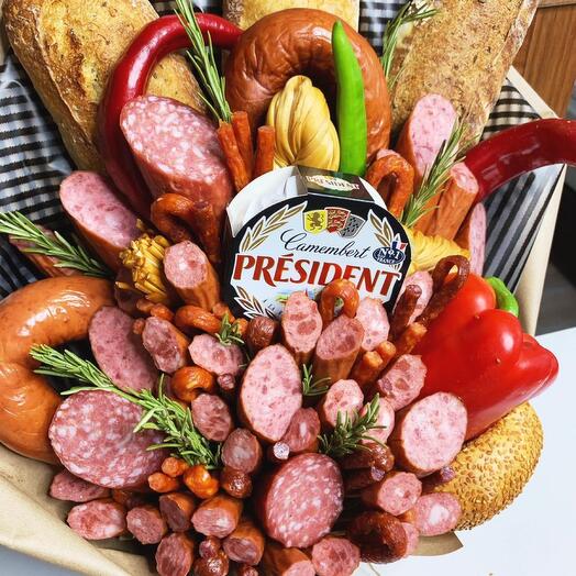 Мужской букет "Колбаса"