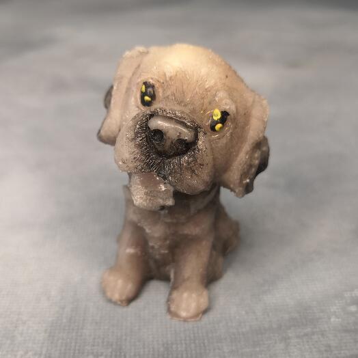 Figurine "Doggie" handmade from granemix