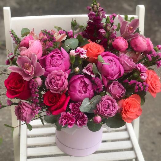 Flowers in a box