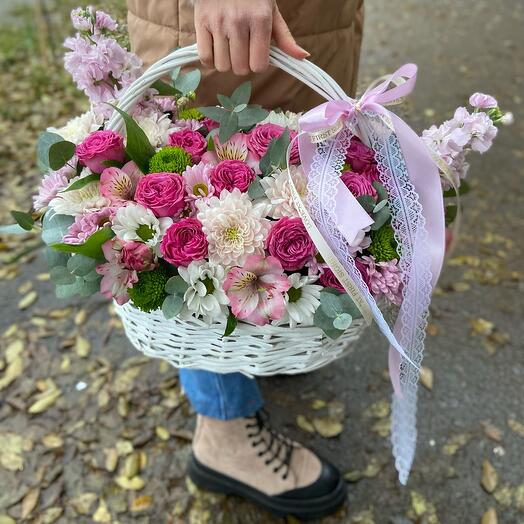 Cesta de flores