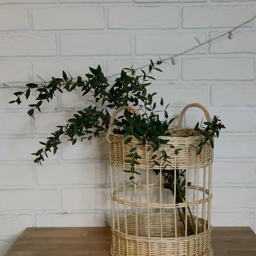 Плетеная корзина 25*35 см