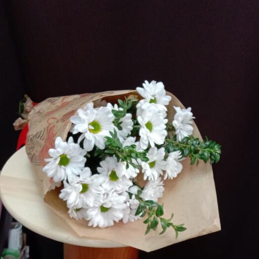 Bouquet of bush chrysanthemums