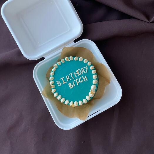 Бенто-торт birthday bitch