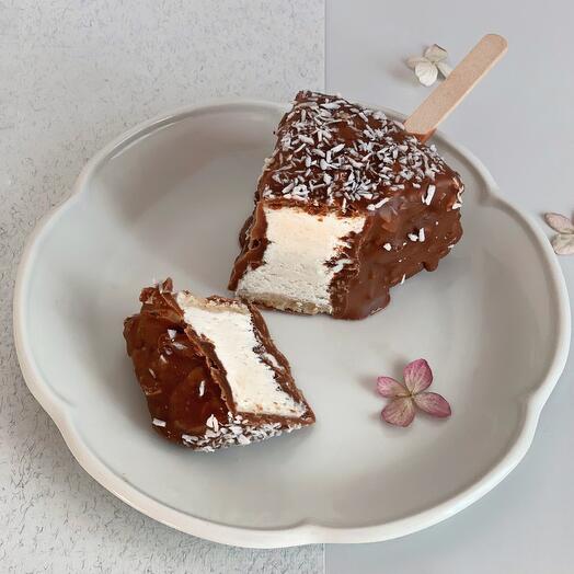 Tarta de queso en un palo de Coco