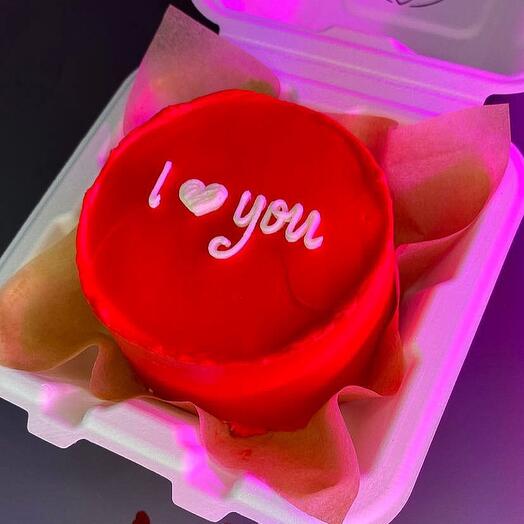 Бенто красный i love you