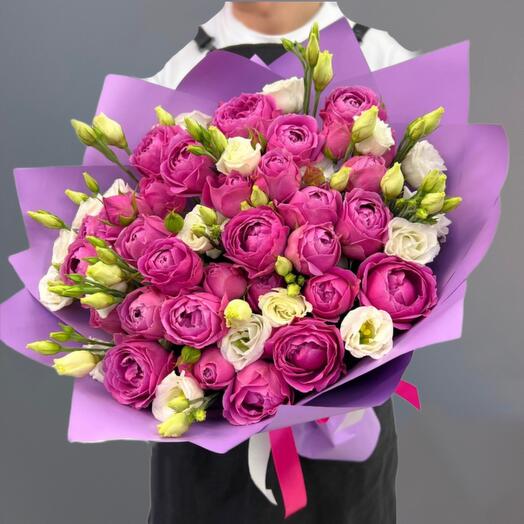 Букет Misty Bubbles Eustoma