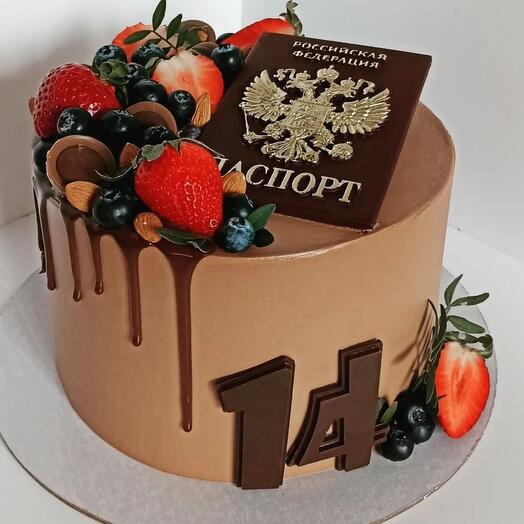 Pastel de cumpleaños 14, 2kg