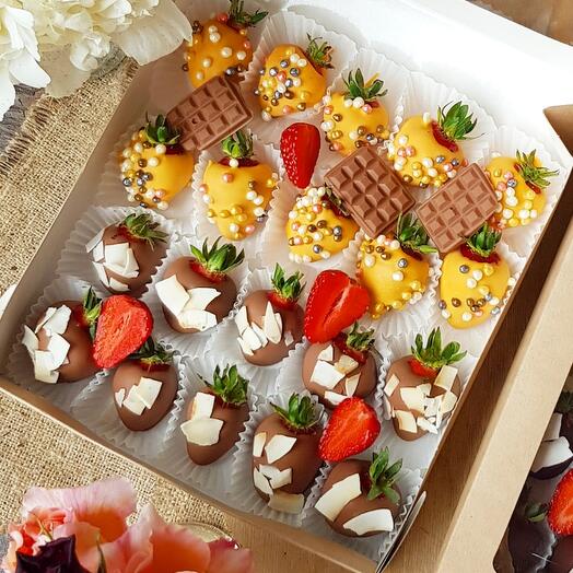 Клубника в бельгийском шоколаде callebaut