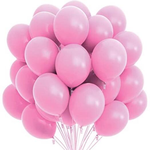 25 Pink Helium Balloons