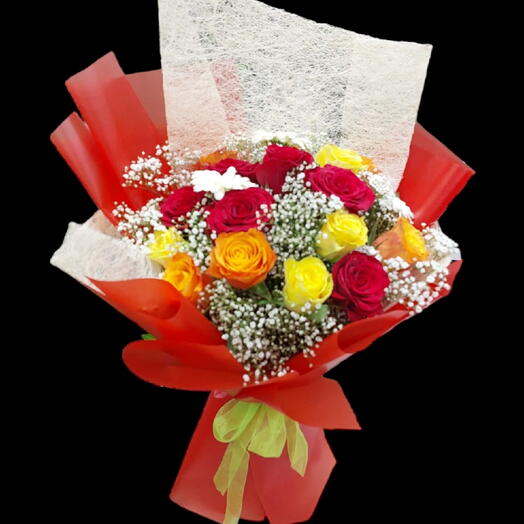 Gents bouquet mixed rose