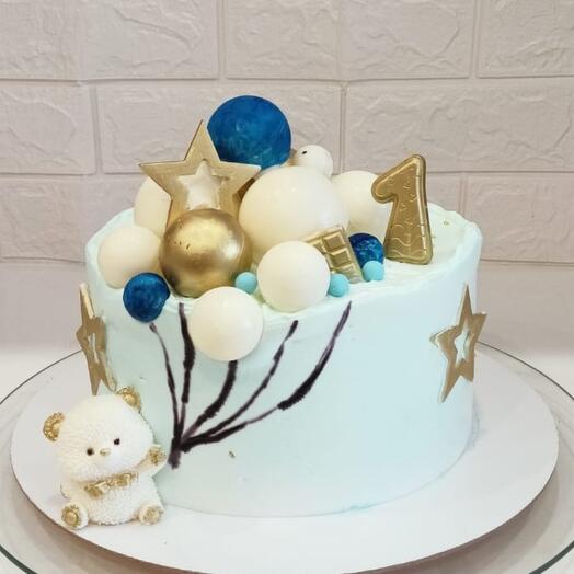 Торт с шариками