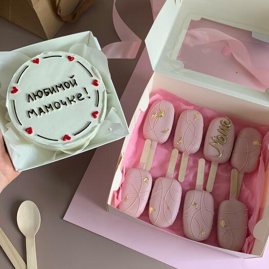 Conjunto de dulces Bento pastel y pasteles para Mamá
