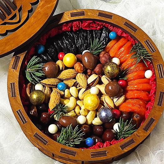 Yurt with dried fruits