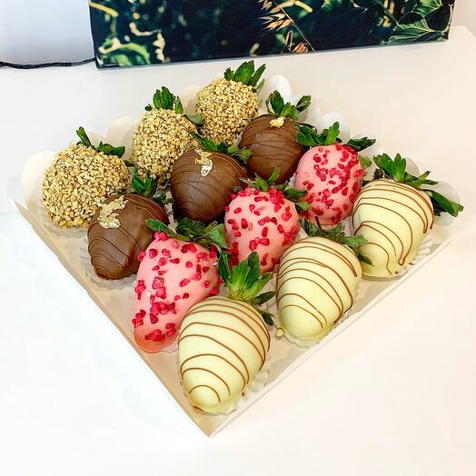 Fresas en chocolate "Angélica"