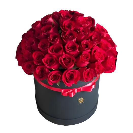 My Joy - 40 Red Roses in Black Box