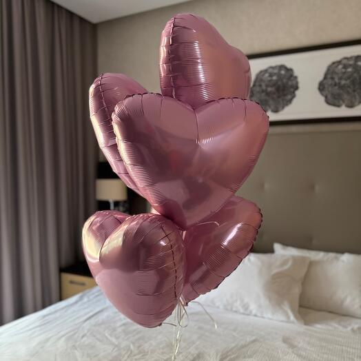 Фольгированные сердца 5 💘