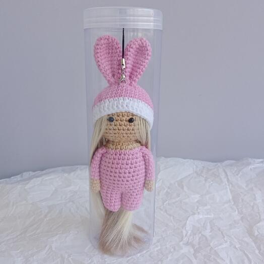 Toy "girl in a tube"