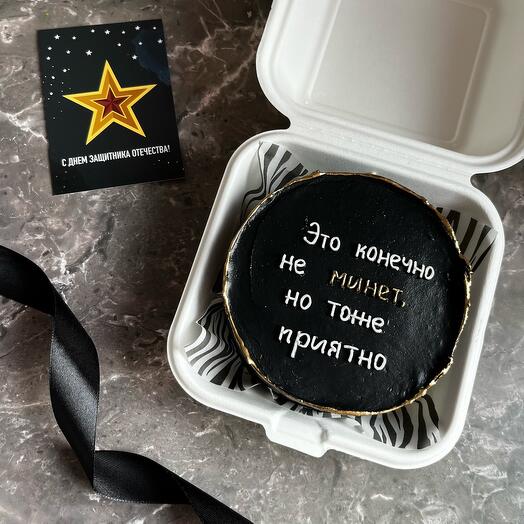 Бенто-торт для мужчины 18+ на 14 февраля День Святого Валентина