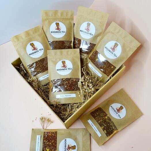 Подарочный набор чая из Африки «Ройбос» (7 вкусов)