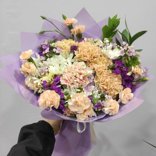 Karışık buket isteme çiçeği sevgiliye çiçek - Mixed bouquet flower for lover