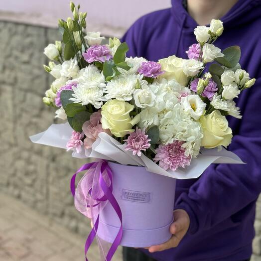 Цветы в коробке