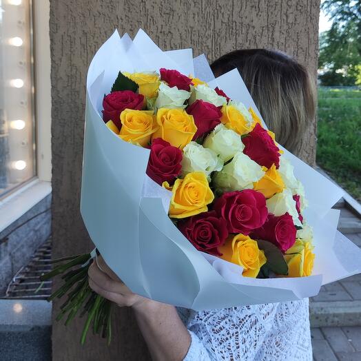 🔥🔥 Букет из 35 кенийских роз