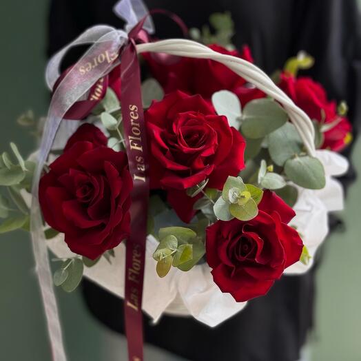 Basket of roses