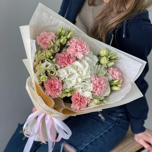 Нежное сочетание с гортензией