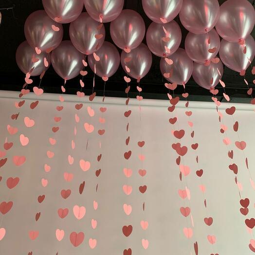 Набор шаров Pink love is in the air