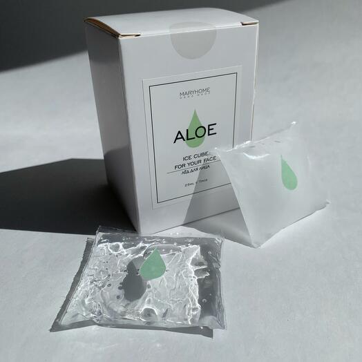 Успокаивающий лёд для кожи лица ALOE Ice cube for your face, 25ml * 7pcs