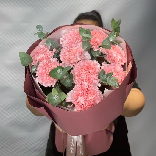 Букет Розовых Диантусов Pink 💓