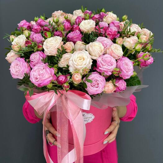 Цветы в коробке 💖