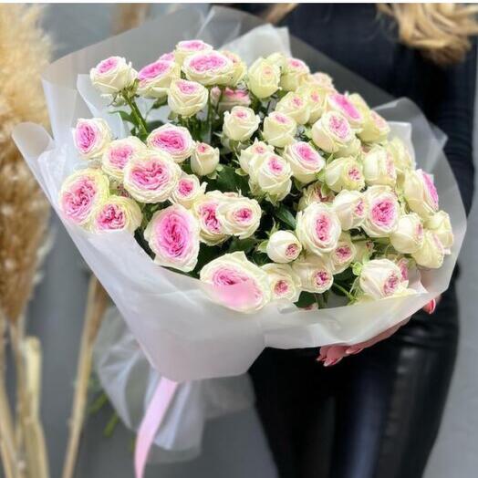 Buquê "ternura" do mato.Rosas Gelatto