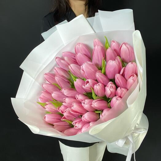 Pink tulips