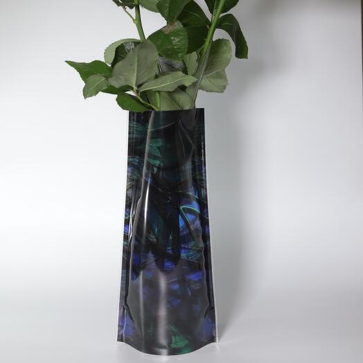 Convenient folding flower vase, 1base, Murano design