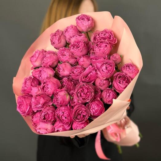 Букет из  роза пионовидная «Мисти Баблс»