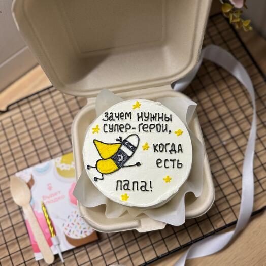 Бенто торт для папы