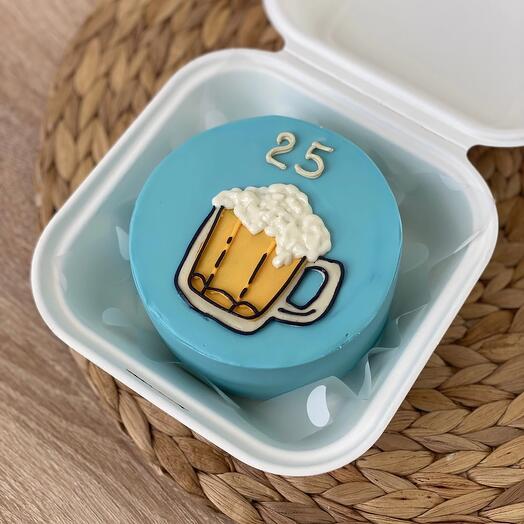 Бенто-торт для парня мужа брата кума дяди «пиво»