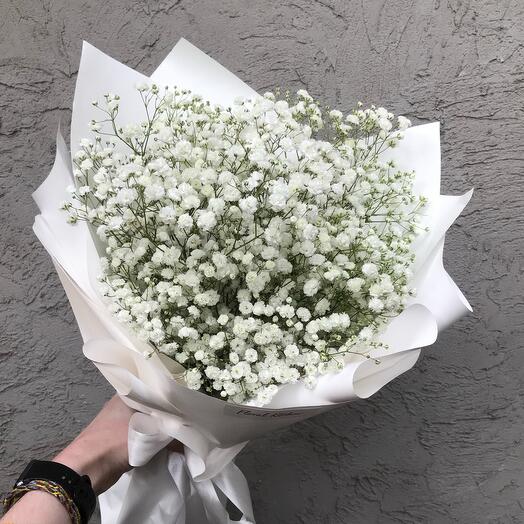 Bouquet of gypsophila