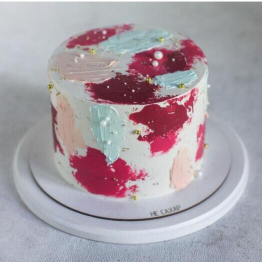 Торт с мазками