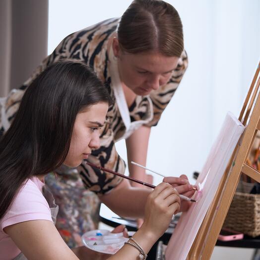 Искусство рисования акриловыми красками/Acrilyc Art Class