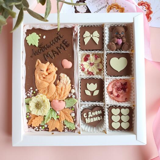 Любимой маме шоколадный набор