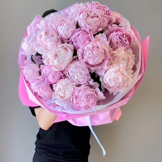 Букет Волшебство пионы 21