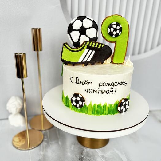 Торт « Чемпион🏆⚽️»