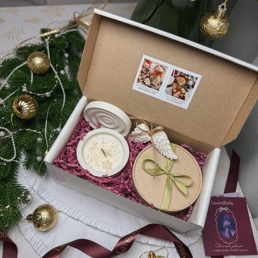 (Арт38) подарочный набор «новый год»   (свеча, , мелтсы) Рождество